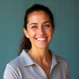 Retrato profesional de Sofía Pérez, Head Coach de Padel court Madrid.
