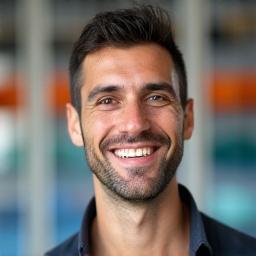 Retrato profesional de Javier Ruiz, Especialista en Tienda de Padel court Madrid.